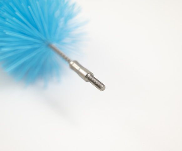 60mmØ Medium Crimped Fill Twisted Stainless Steel Wire Head Brush with Ferrule - T965 - Image 2