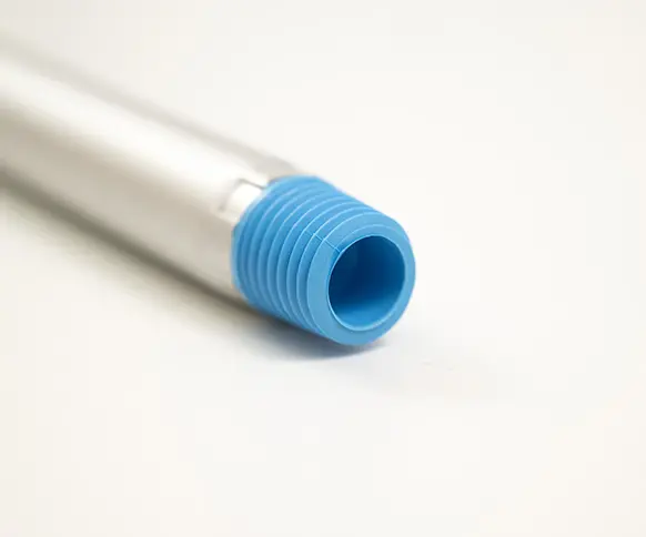 340mm x 25mmø Aluminium Handle with Polypropylene Grip - Image 4